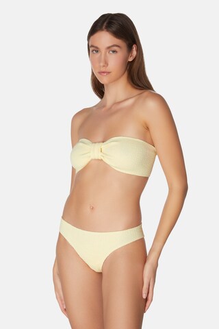 SORBET ISLAND Bandeau Bikini 'Lory' in Beige: front