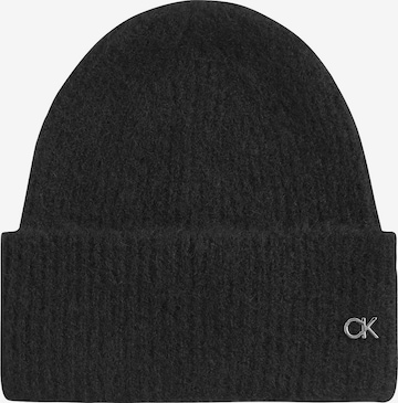 Calvin Klein Beanie in Black: front