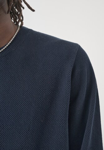 Cleptomanicx Pullover 'Crewneck Grower' in Blau