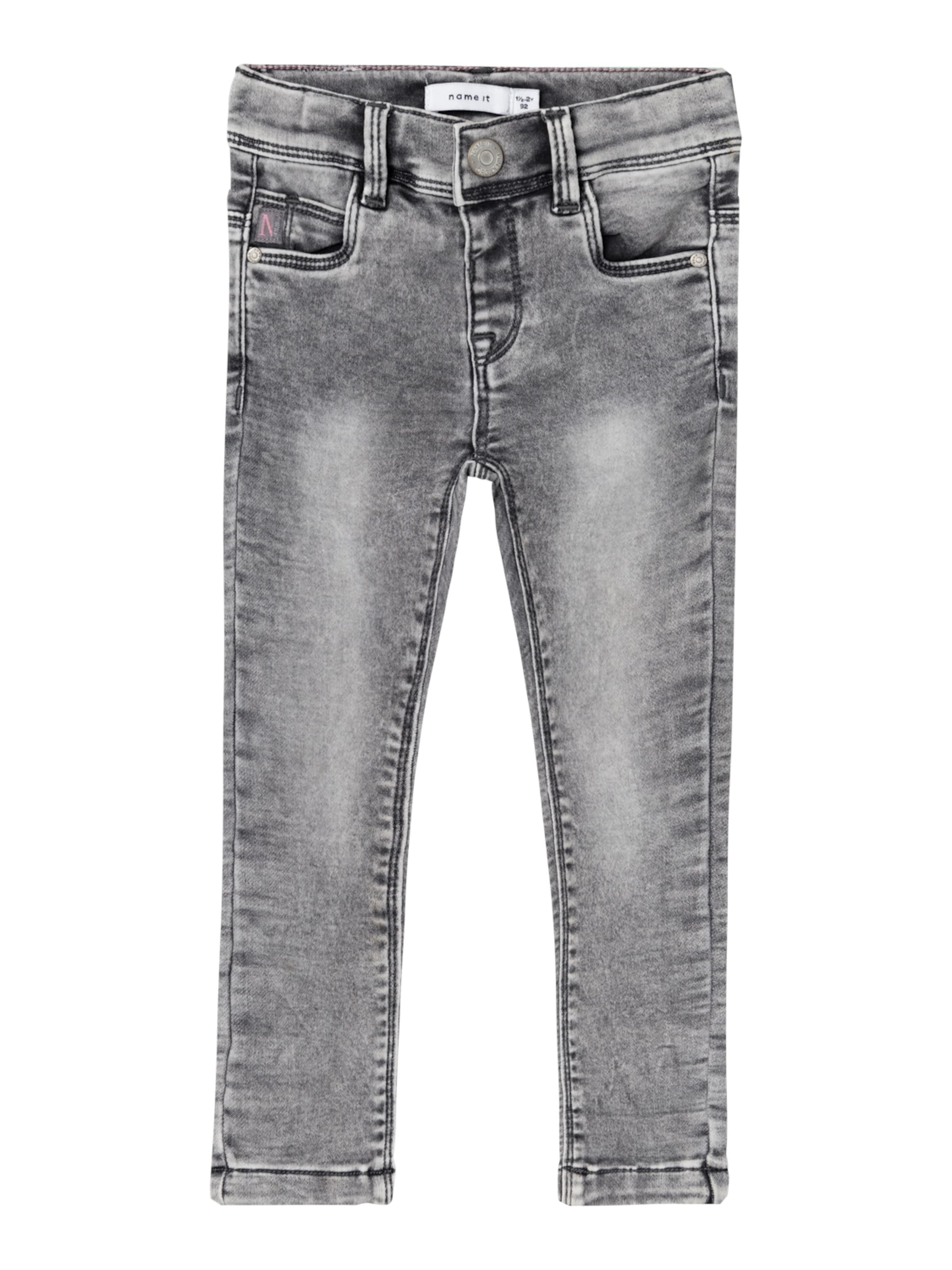 NAME IT Skinny Jeans 'NMFPolly' in Grau: Vorderseite