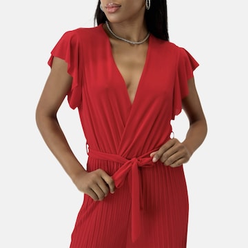 Tuta jumpsuit di Elara in rosso