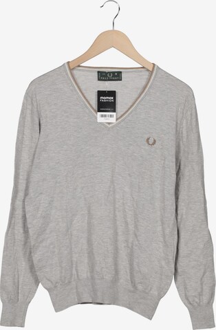 Fred Perry Sweater & Cardigan in M in Grey: front