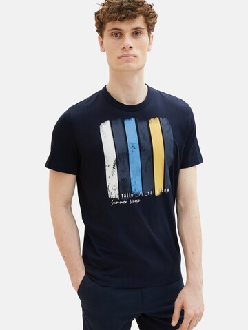T-Shirt TOM TAILOR en bleu