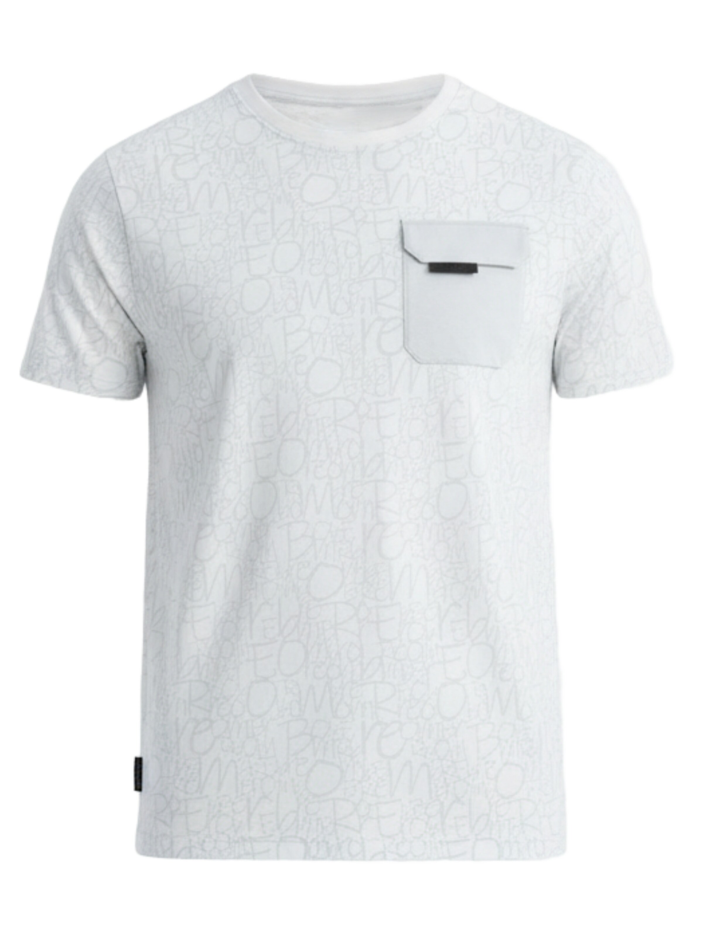 Ombre Shirt in White: front