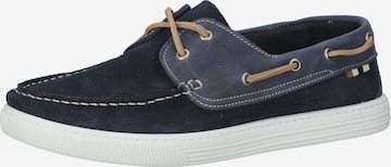 SANSIBAR Moccasins in Blue: front