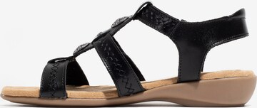 Minnetonka Sandale 'Sonya' in Schwarz