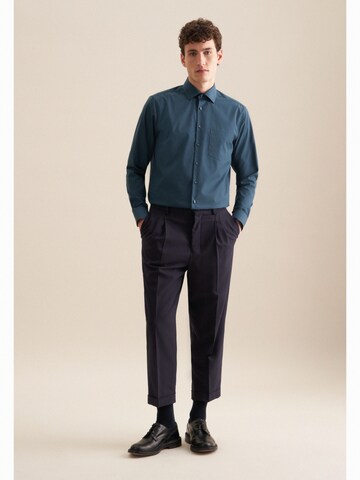 Coupe regular Chemise business SEIDENSTICKER en bleu