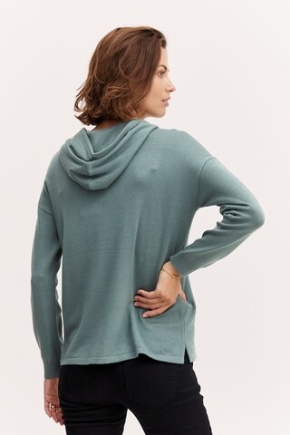 Fransa Pullover 'BLUME' in Grün