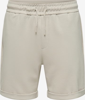 Only & Sons Shorts 'Newkodyl' in Beige: Vorderseite