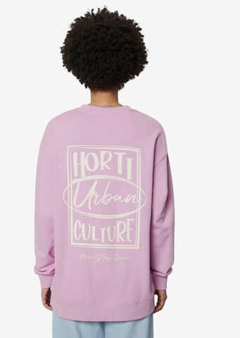 Marc O'Polo DENIM Sweatshirt in Roze: voorkant