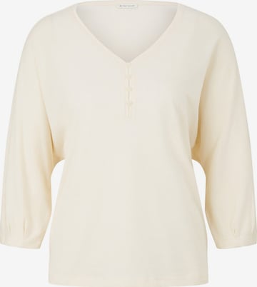 TOM TAILOR Shirt in Beige: front