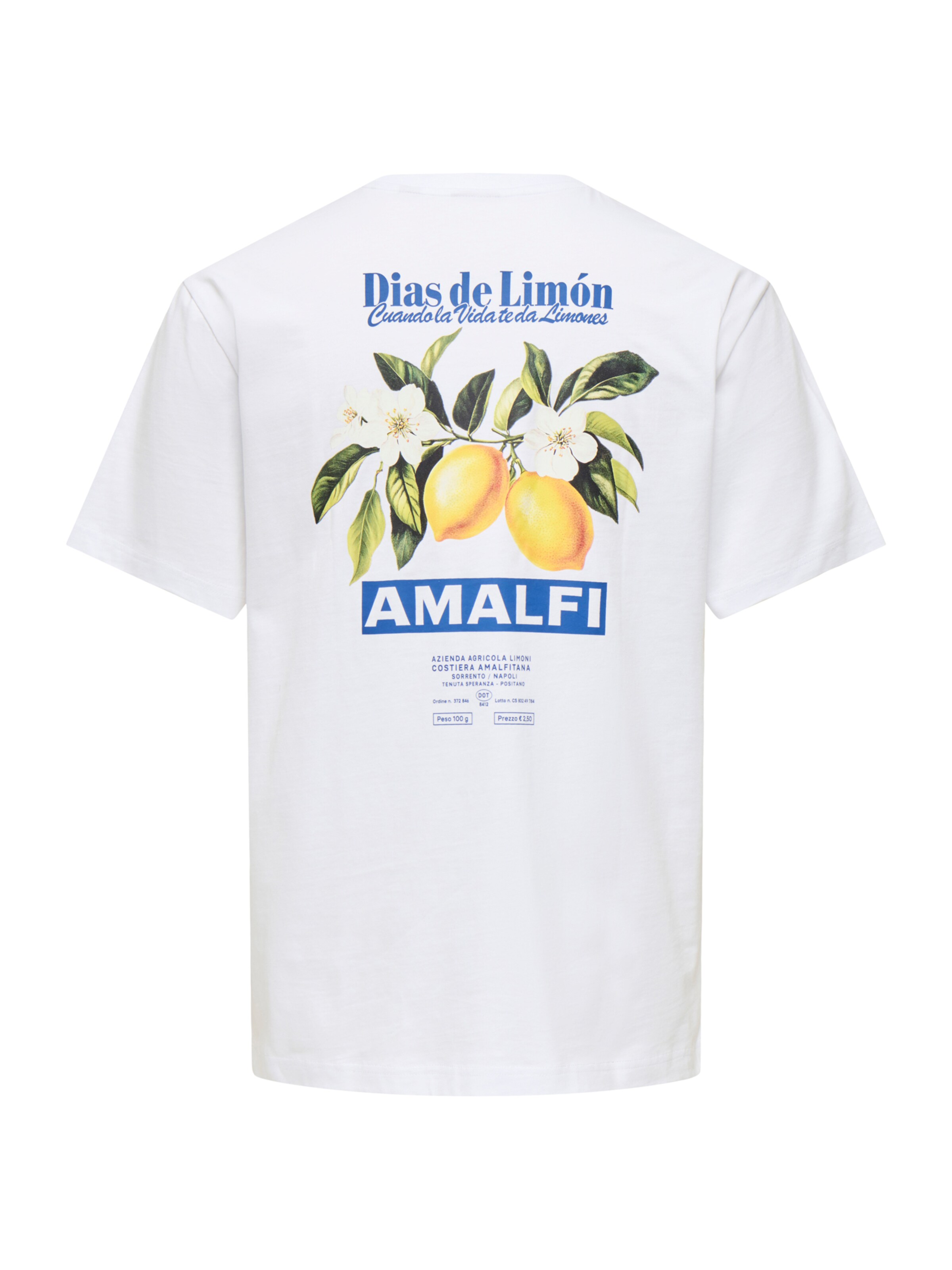 Only & Sons Тениска 'ONSFRED' в бяло