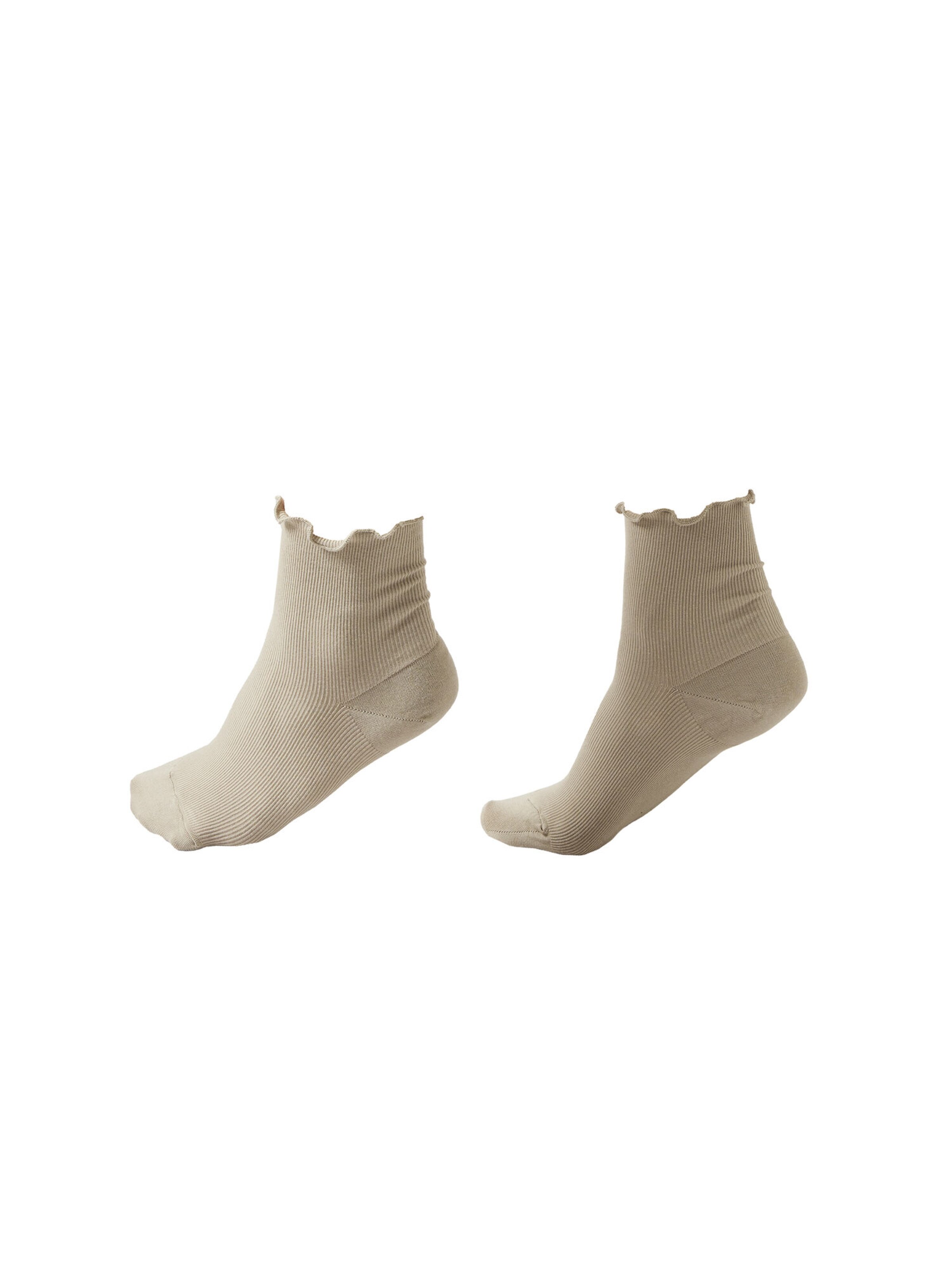 CALZEDONIA Socks in Beige: front