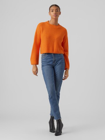 VERO MODA Sweater 'Sayla' in Orange