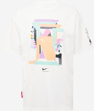 Nike Sportswear T-Shirt in Beige: predná strana
