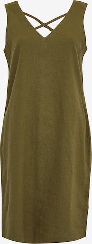 Threadbare Letné šaty 'Peggy' - Zelená: predná strana