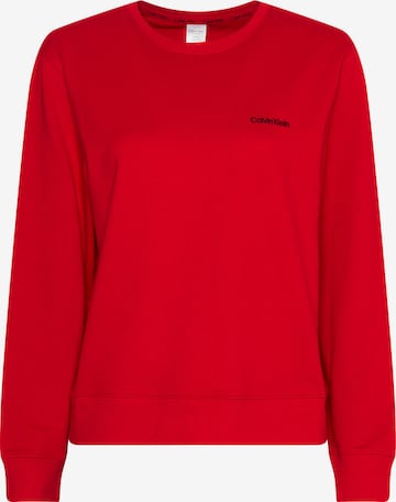 Calvin Klein Pajama Shirt in Red: front