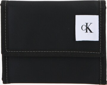 Calvin Klein Jeans Портмоне в черно: отпред
