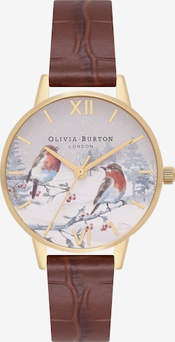 Olivia Burton Analog Watch in Brown: front