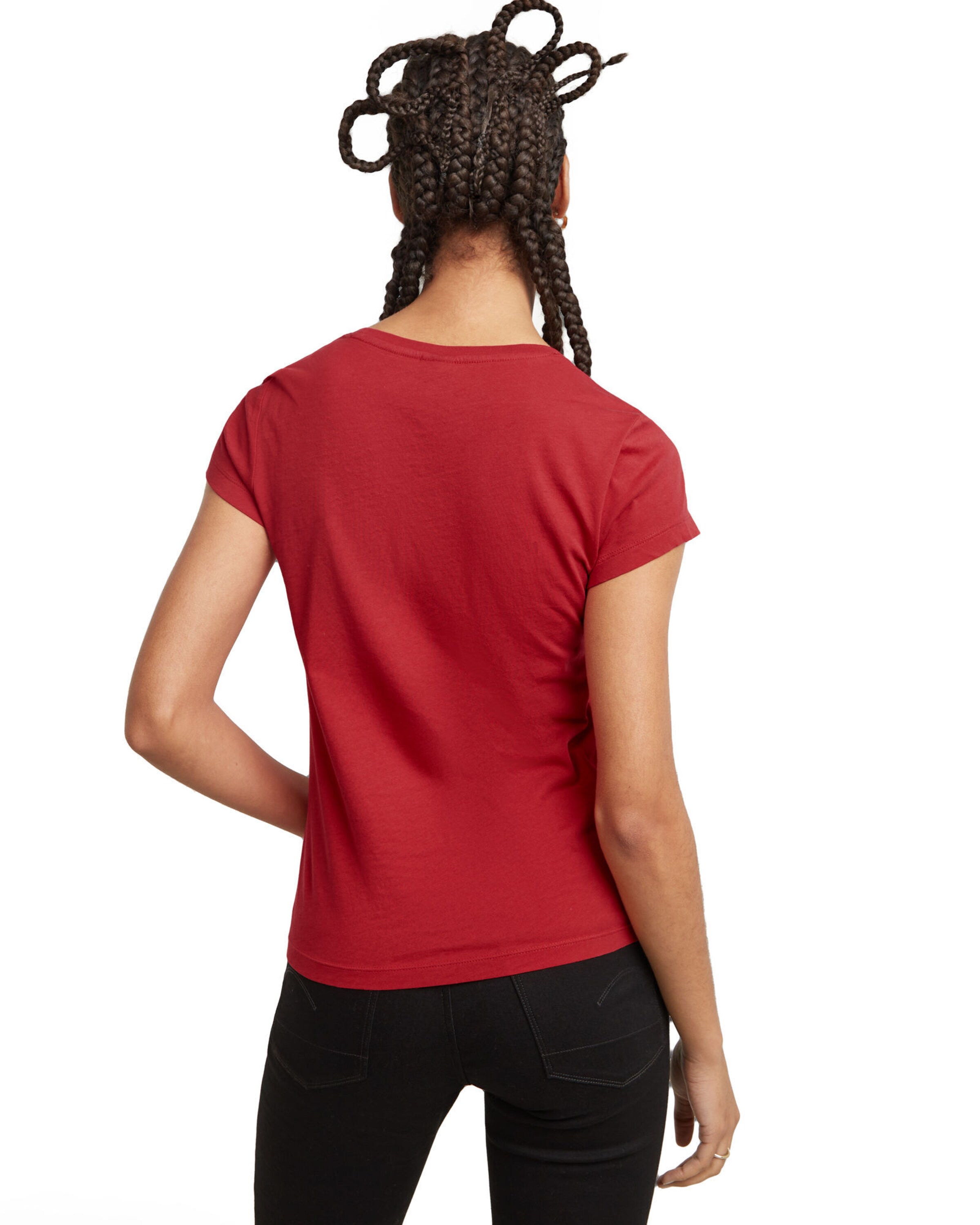 G-STAR Тениска 'Eyben' в червено