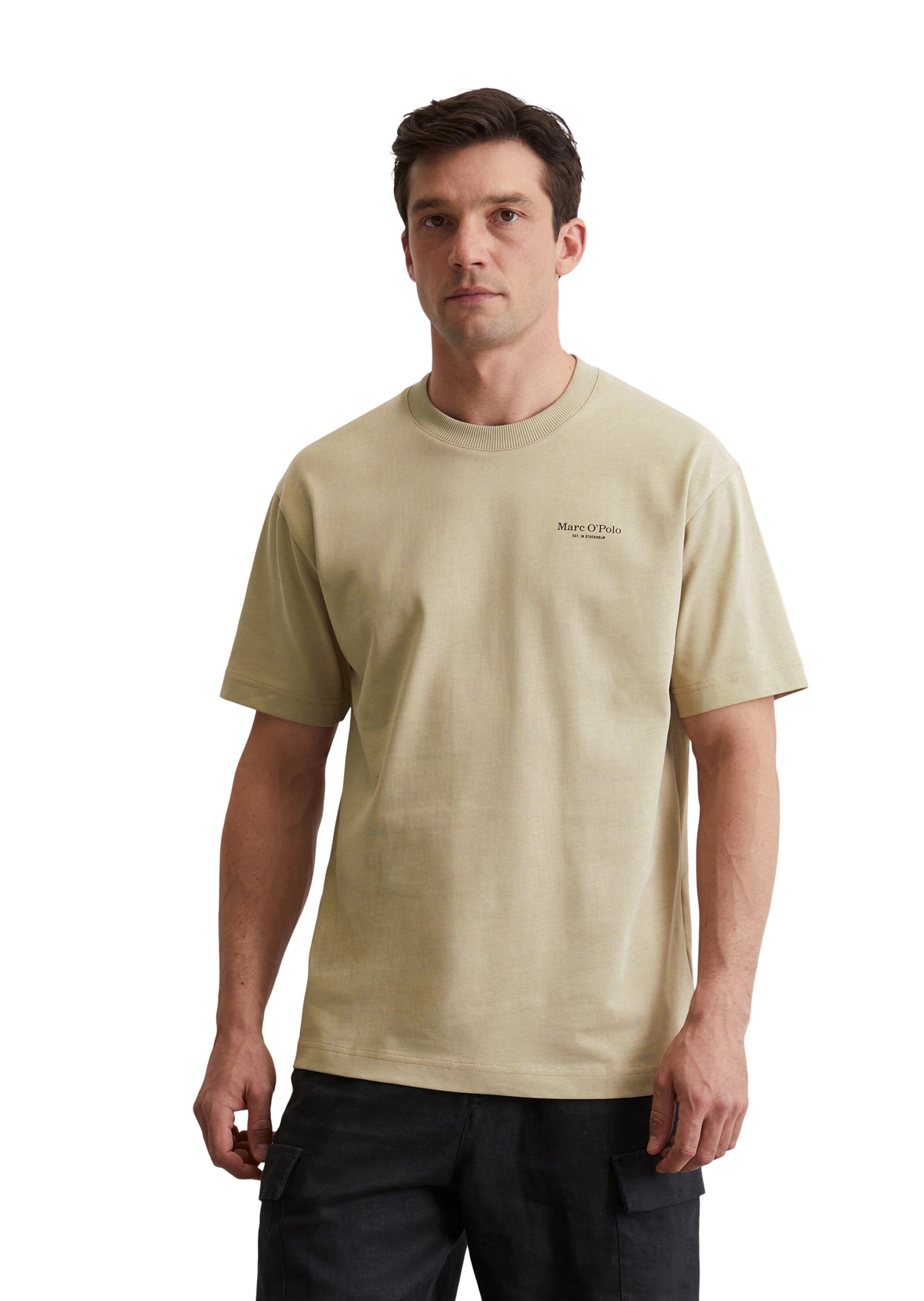 Marc O'Polo Shirt in Beige: front