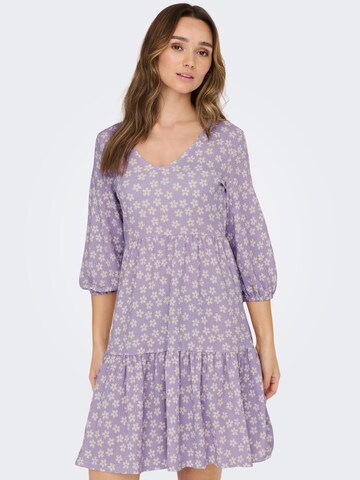 JDY - Vestido 'Ibi' em roxo: frente