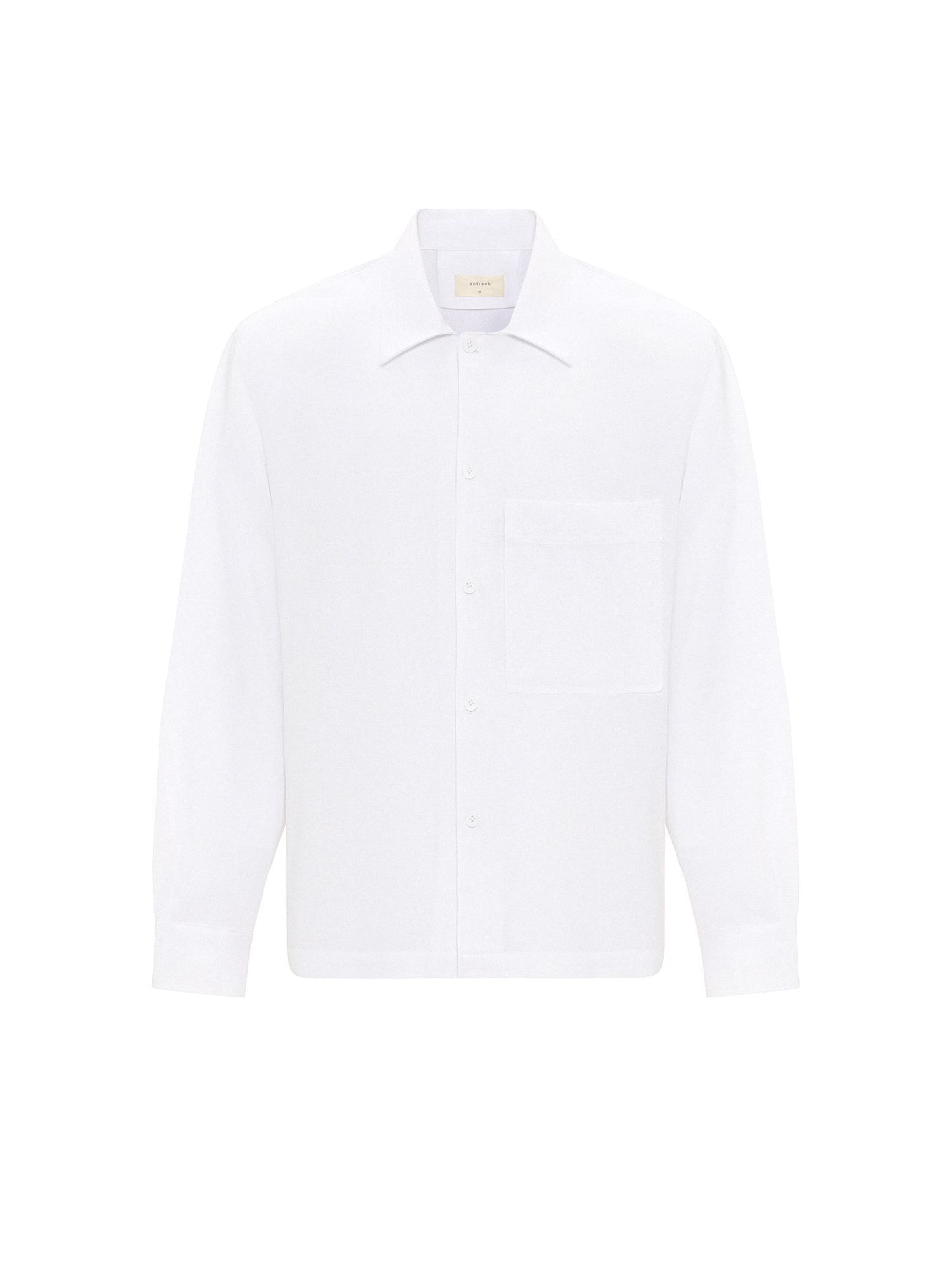 Antioch Средняя посадка Рубашка в Белый: спереди