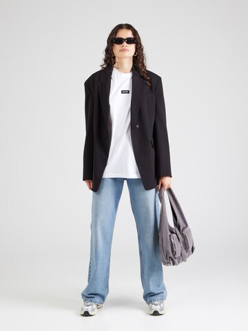 OH APRIL - Camiseta 'Boyfriend' en blanco
