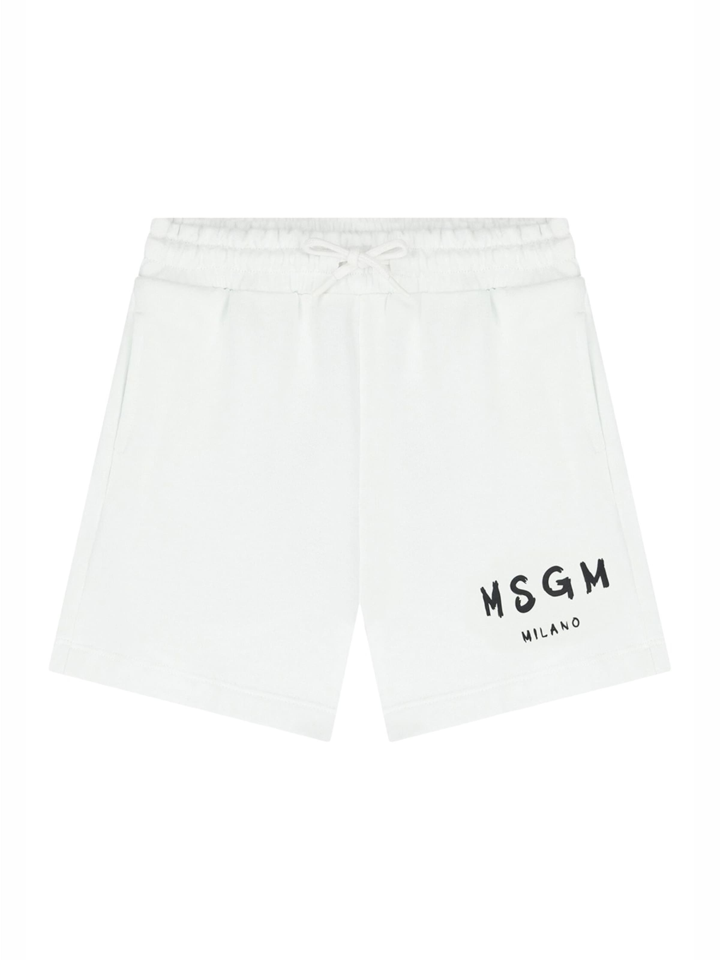 regular Pantaloni di MSGM in bianco: frontale