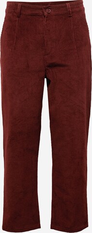 Loosefit Pantalon chino 'Danny' ABOUT YOU en marron : devant