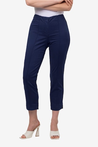 Ulla Popken Regular Broek in Blauw: voorkant