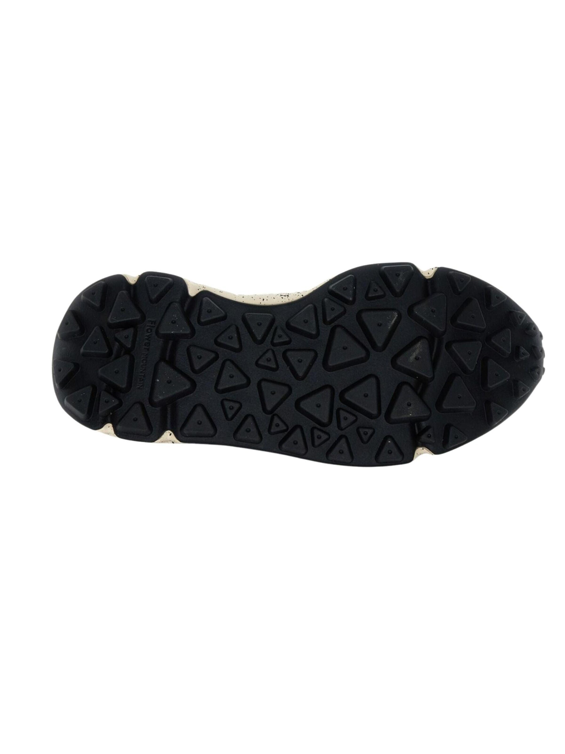 Sneaker alta 'FLOWER MOUNTAIN - Sneaker Donna in Nubuck e Tessuto Jacquard Multicolor' di Flower Mountain in blu