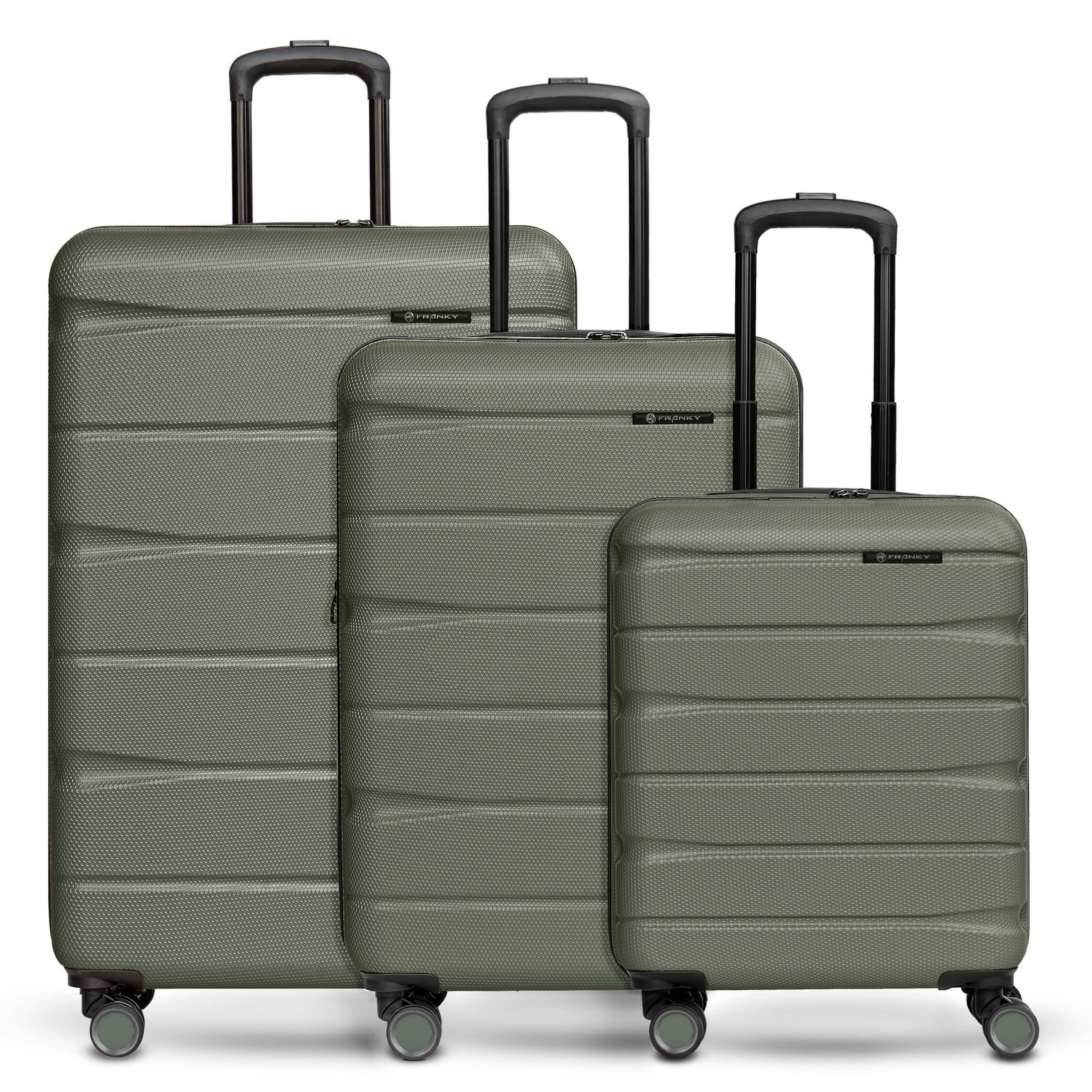 Franky Suitcase set 'Munich 4.0' in Green: front