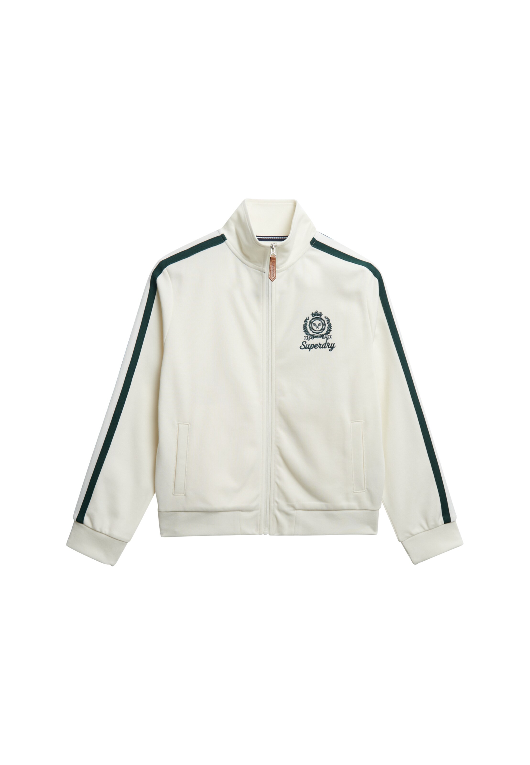 Superdry Sweatjacke 'Country Club' in Weiß: Vorderseite