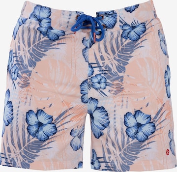 Frozen Cape Badeshorts RIBERA mit integrierter Kompressionsshort in Mischfarben: Vorderseite