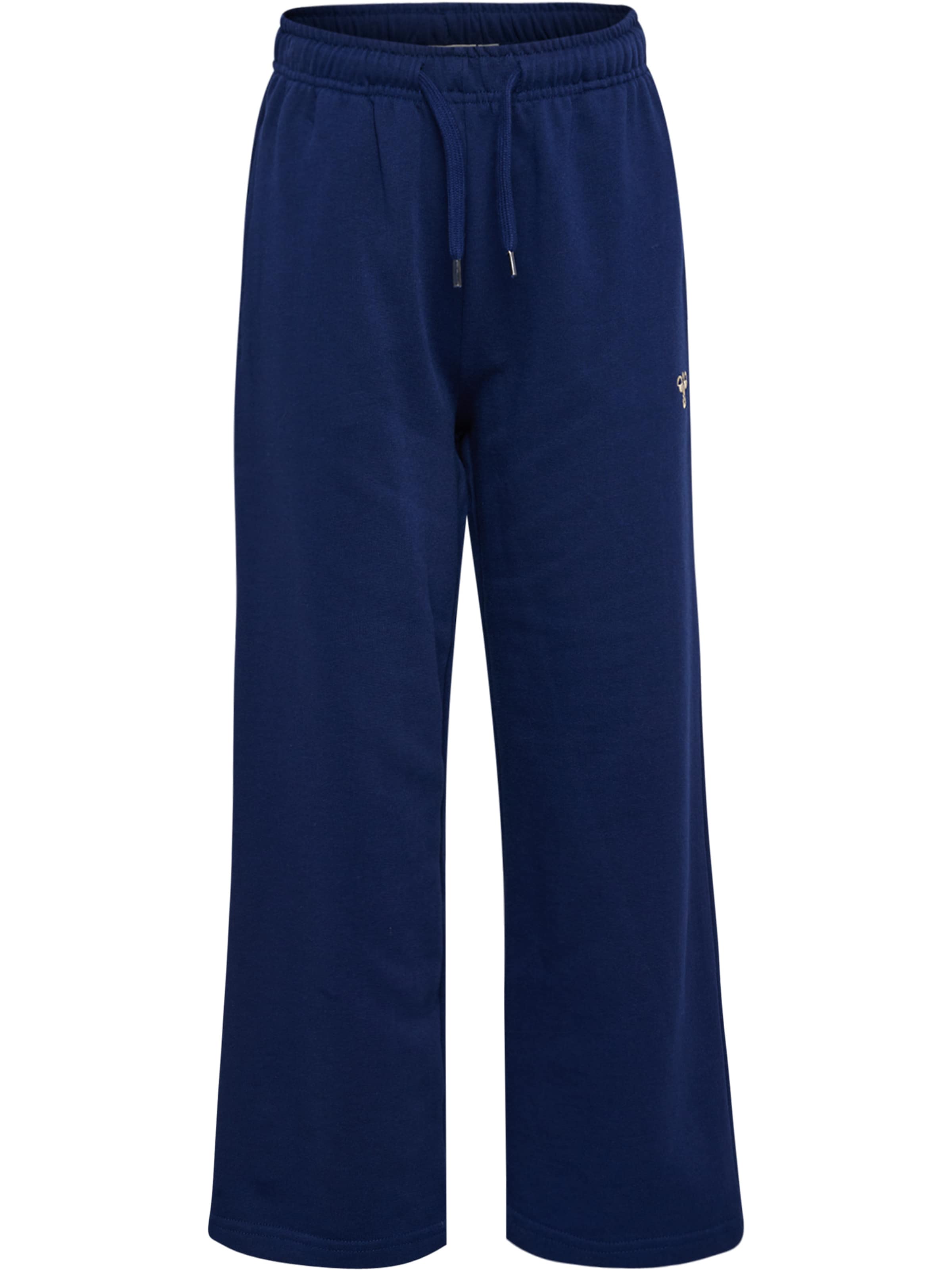 Hummel Wide leg Trousers 'Jump' in Blue: front