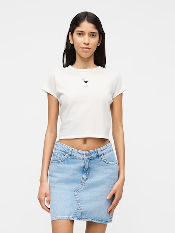 HUGO Póló 'Dichroma_B' - bézs: elől