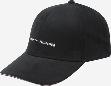 TOMMY HILFIGER Cap in Black: front