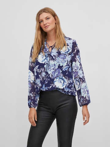 VILA Blouse 'Karolina' in Blue: front