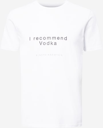 EINSTEIN & NEWTON T-shirt 'Recommendation' i vit: framsida