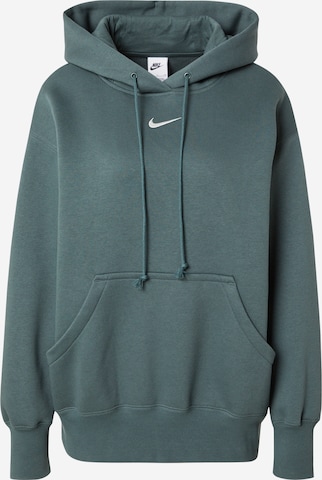 Nike Sportswear Μπλούζα φούτερ 'Phoenix Fleece' σε πράσινο: μπροστά