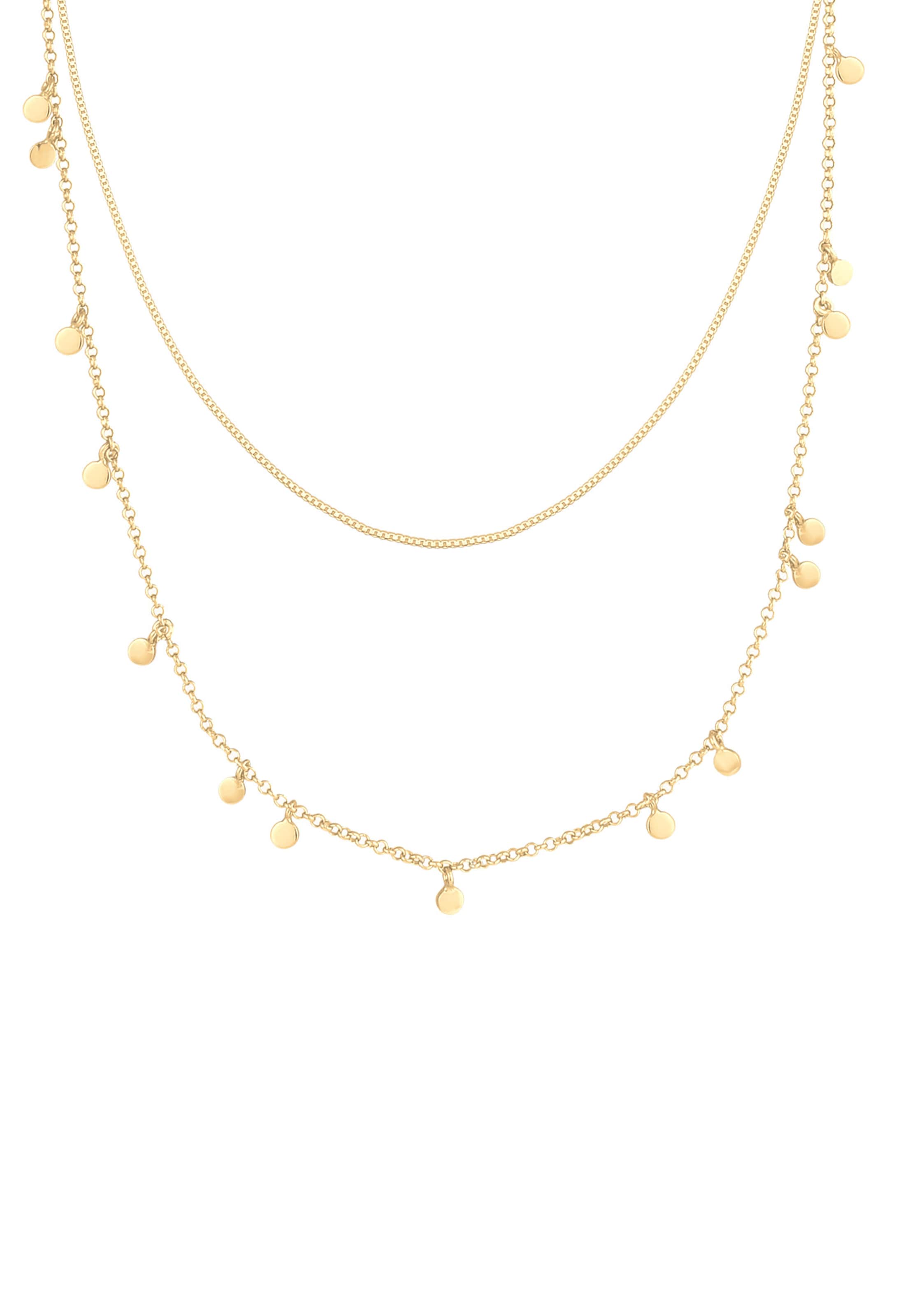 ELLI Ketting in Goud: voorkant