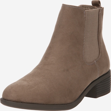 Dorothy Perkins Chelsea Boots 'Monaco' in Grau: predná strana