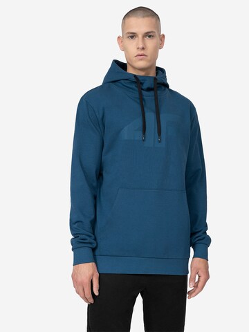 4F - Sweatshirt de desporto em azul: frente