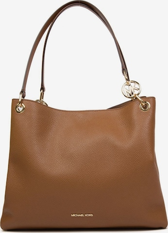 Borsa a mano 'Christina Large Triple Gusset Shoulder Tote' di Michael Kors in marrone: frontale