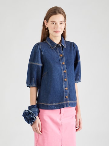 WHITE STUFF Blouse 'Kerry' in Blue: front