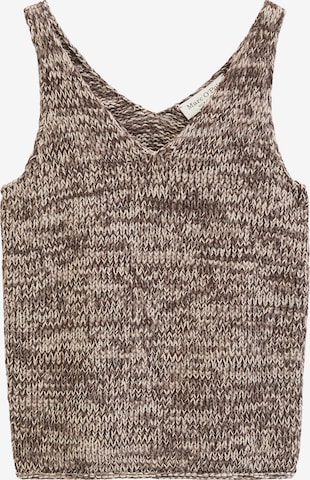 Tops en tricot Marc O'Polo en marron : devant