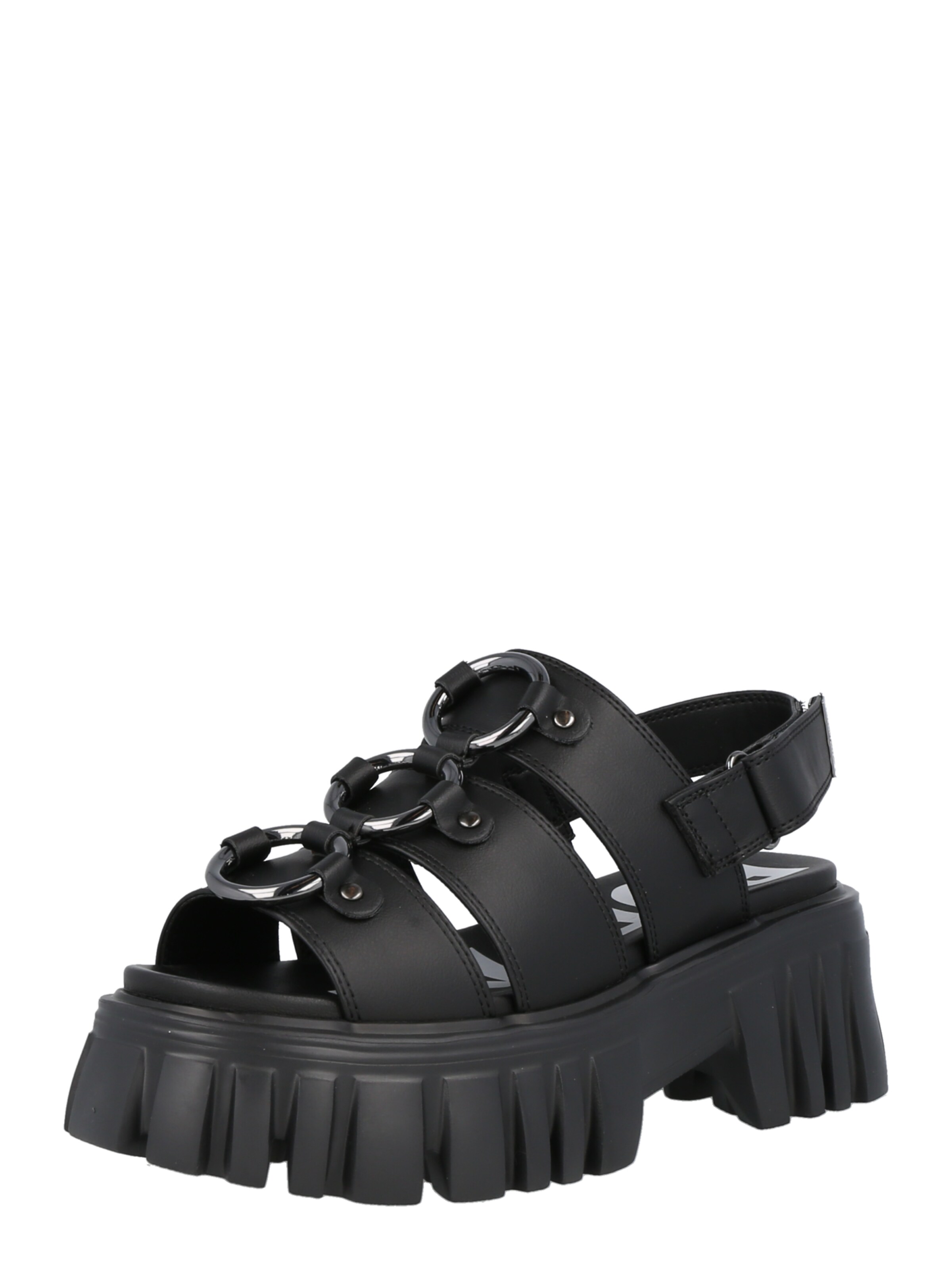 Frauen Sandalen BUFFALO Sandale 'Pierce' in Schwarz - XY75667 Frauen Sandalen BUFFALO Sandale 'Pierce' in Schwarz - XY75667