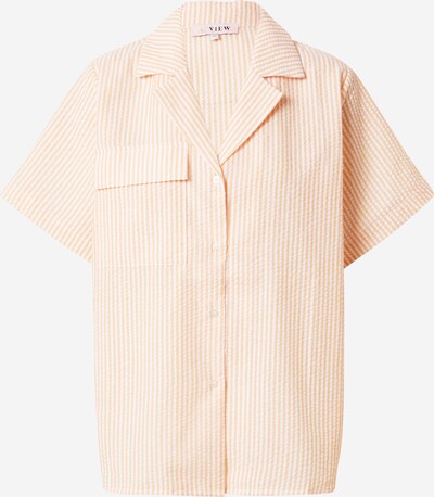 A-VIEW Bluse 'Mili' in orange / weiß, Produktansicht