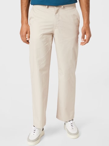 River Island Loosefit Chino nadrág - bézs: elől